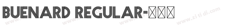 Buenard regular字体转换